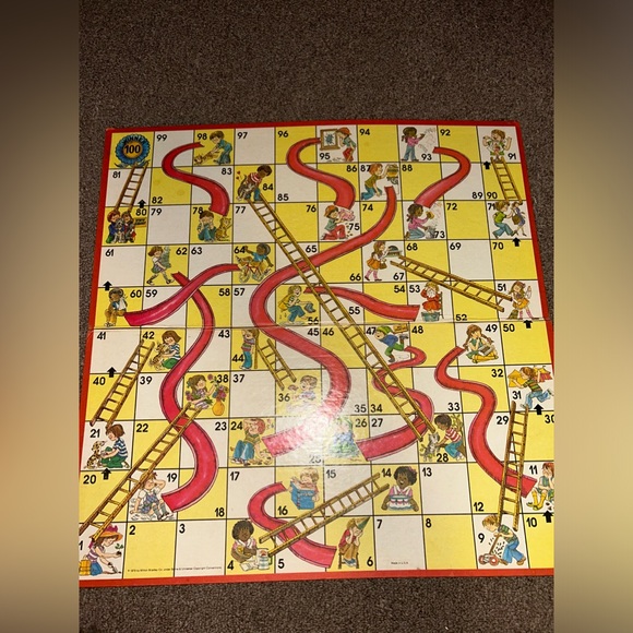 Chutes & Ladders Game by Milton Bradley - 1979 Nice Condition - Picture 6 of 9